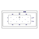 Акриловая ванна Excellent Pryzmat Slim Ultra 170x75 WAEX.PRY17S.ULTRA