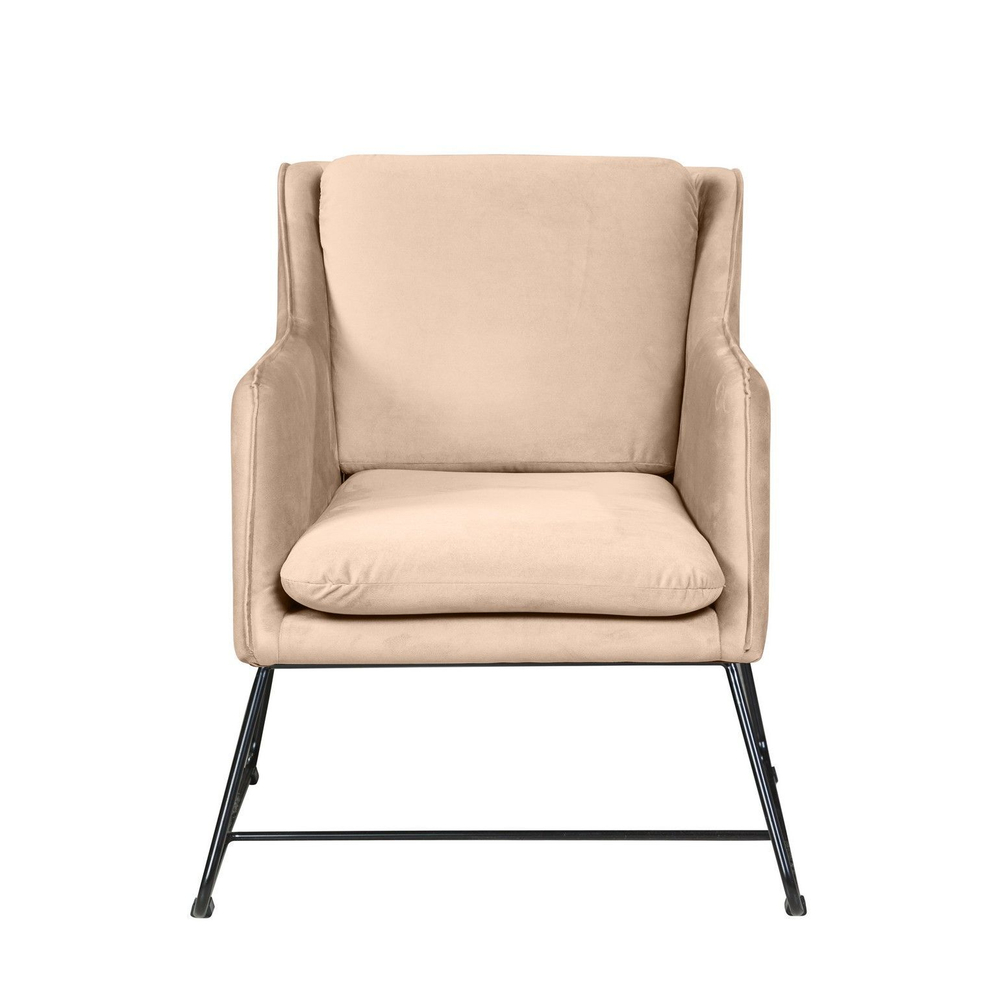 Кресло Alex, бархат бежевый 5