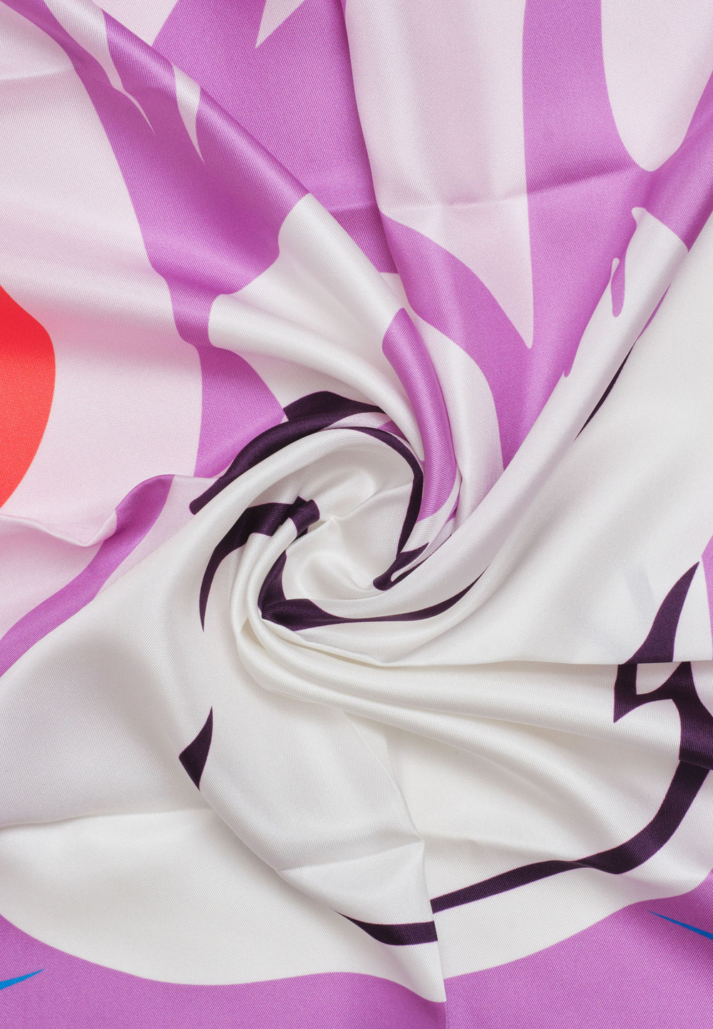 Шелковый платок AQQU VIOLET 70x70