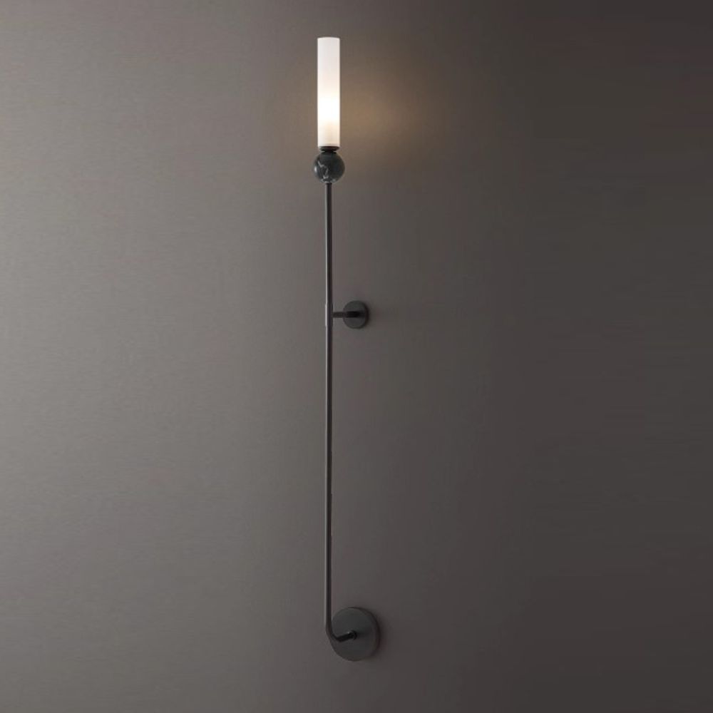 Настенный Светильник Cylinder Wall H115 Black By Imperiumloft