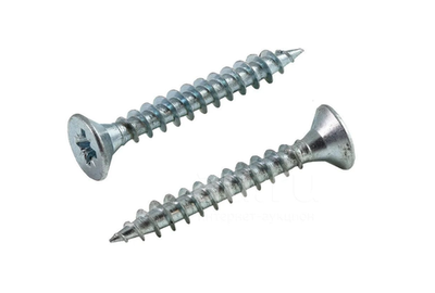 Шуруп универс.4,0х30 потай, бел.цинк (РМЗ)