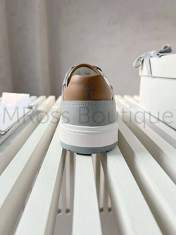 Мужские кроссовки Brunello Cucinelli серо-белого цвета