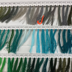 Нитки Dor Tak бирюзовые цв.442