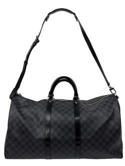 Сумка Louis Vuitton Keepall 55 Bandouliere Damier Graphite