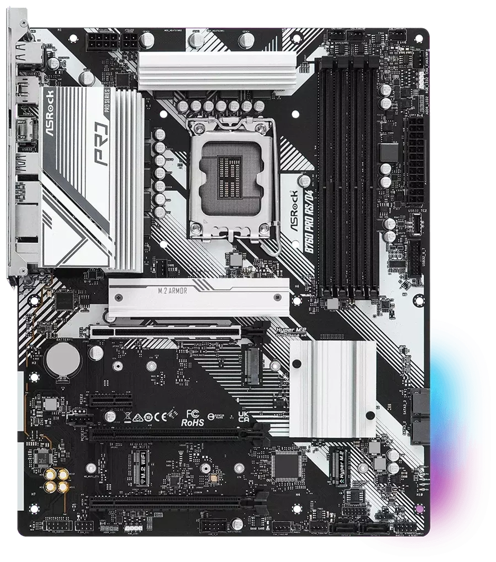Материнская плата ASROCK B760 PRO RS/D4 (90-MXBKS0-A0UAYZ) RTL