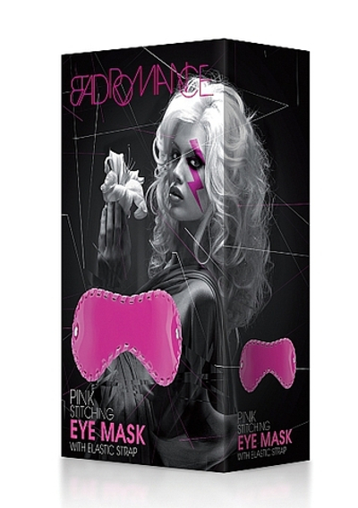 Ярко-розовая пластиковая маска на глаза (Цвет: розовый)