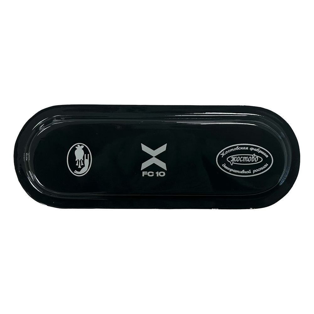 Поднос ФК 10 x Жостово 21х2см черный