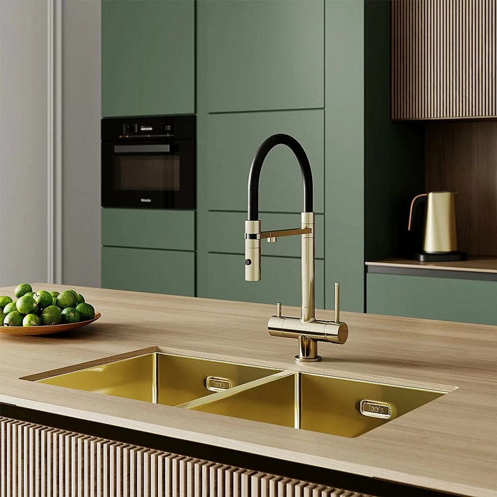 Смеситель для кухни Iddis Ace ACEMGFFi05 золото матовое