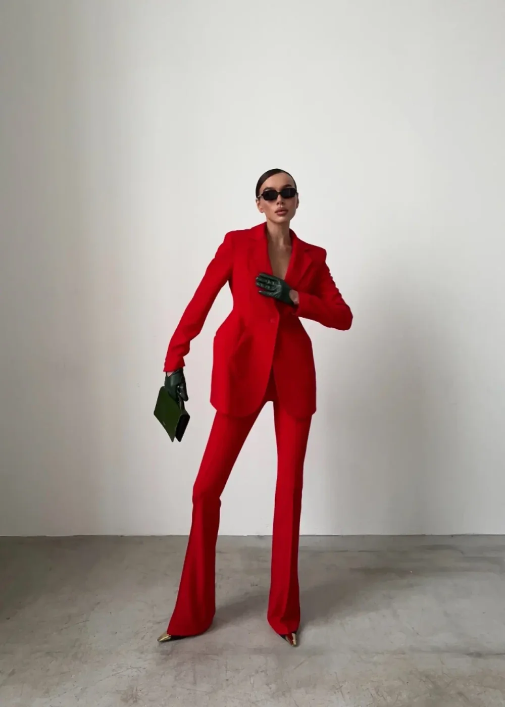 Жакет Инстамодель, Красный