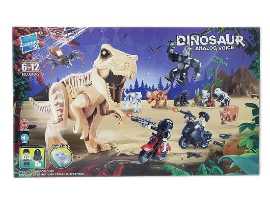 Конструктор Zuanma Dinosaur батарейках арт. 049-2