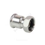 Муфта сталь нерж AISI 316L Дн 42х1 1/2" Ру16 пресс/нак/гайка Inoxpres RM 183042022