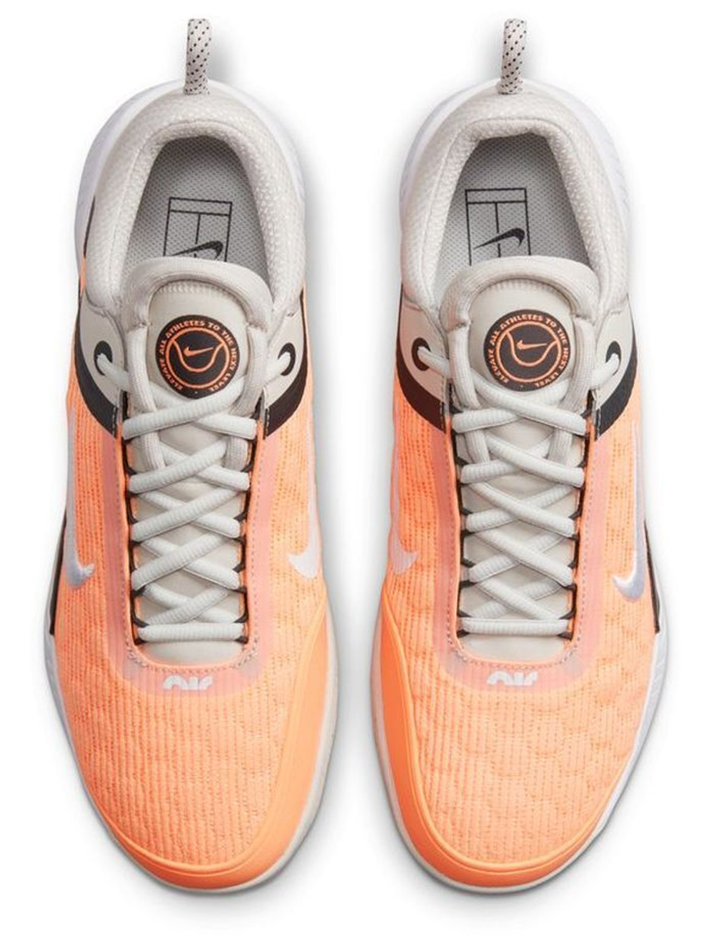 Мужские кроссовки теннисные Nike Zoom Court NXT - Оранжевый