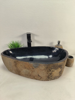 Раковина из речного камня RS-65627 61*35*15 0857