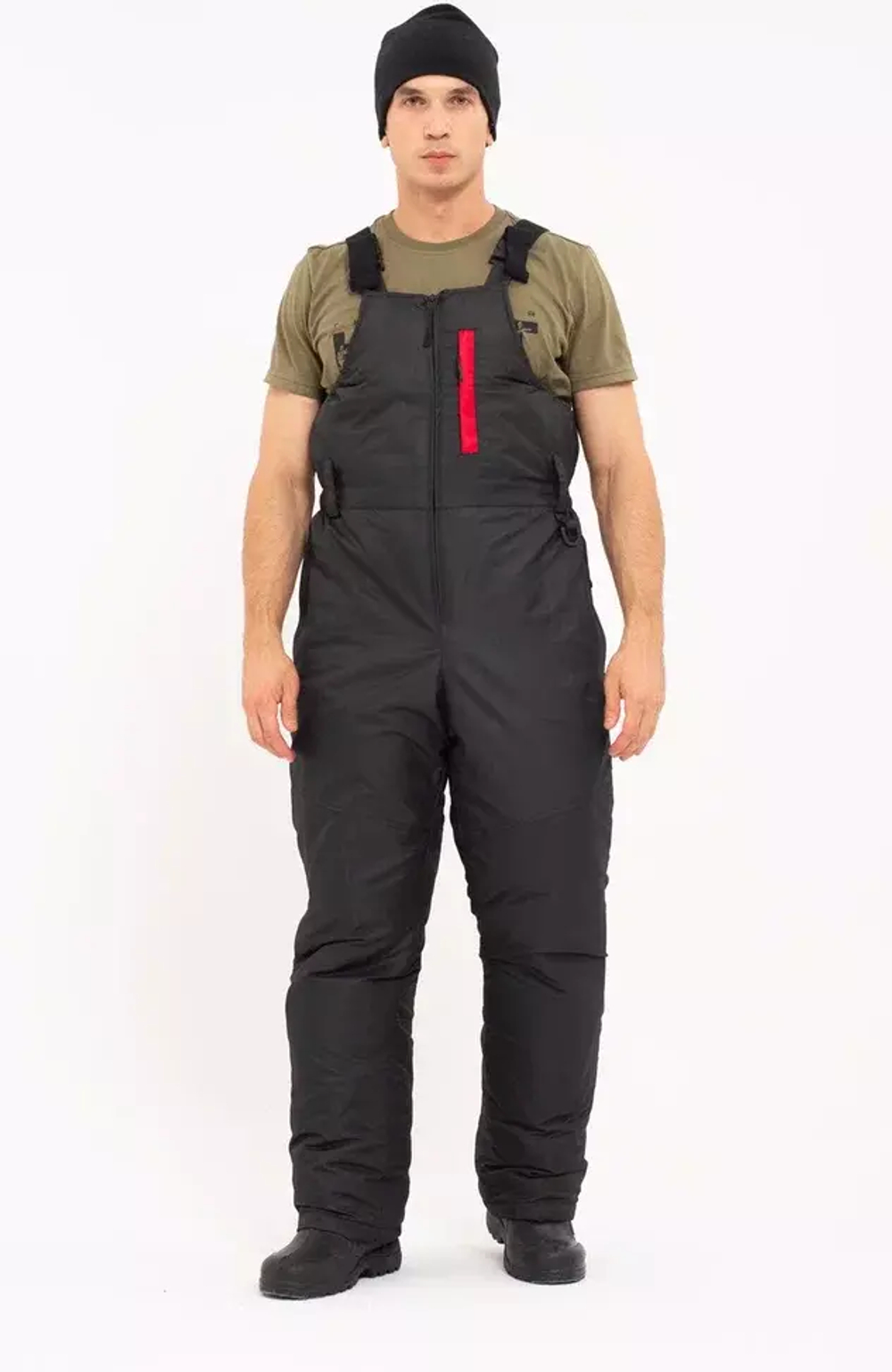 Зимний мужской костюм-поплавок ONERUS "Фишер -45" (Таслан) Красный/Черный