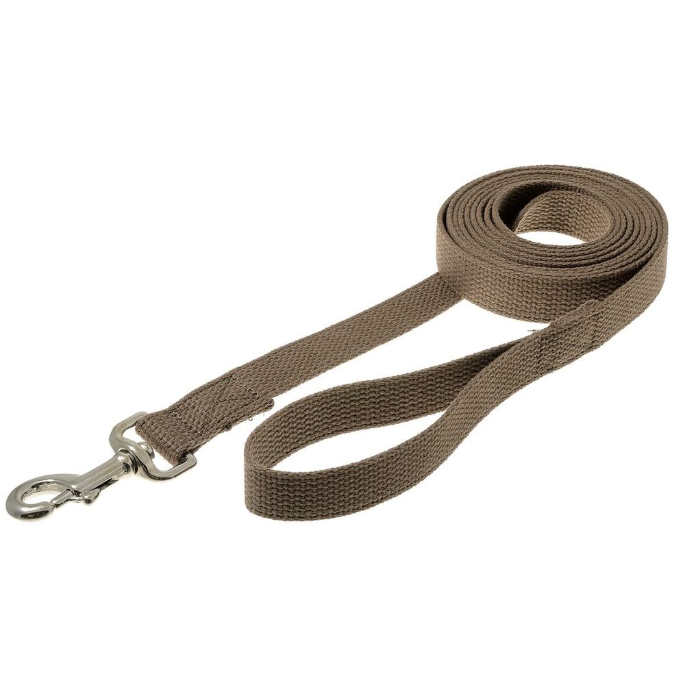 Поводок (V.I.Pet) брезент сшивной стальной карабин  3м (25мм)