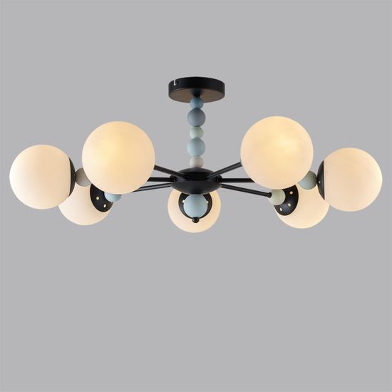 6526/7C MODERNI LN23 292 чёрный Люстра потолочная E14 7*40W 220V SUNDAY