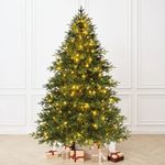 Елка с гирляндой встроенной «Сириус» (Литая хвоя) 180 см / 1,8 м
