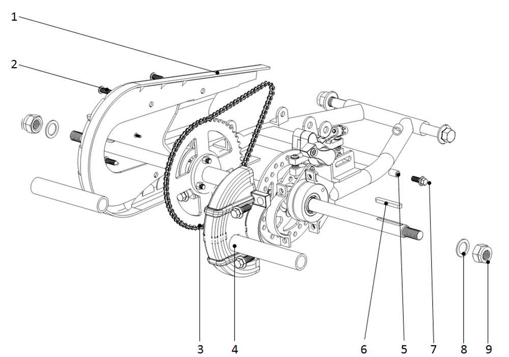 Запчасти G к квадроциклу Motax Grizlik X16