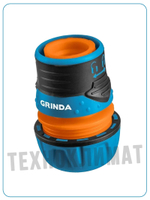 Соединитель быстросъемный 3/4 GRINDA PROLine TL-34 с запирающим механизмом, для поливочного садового шланга.