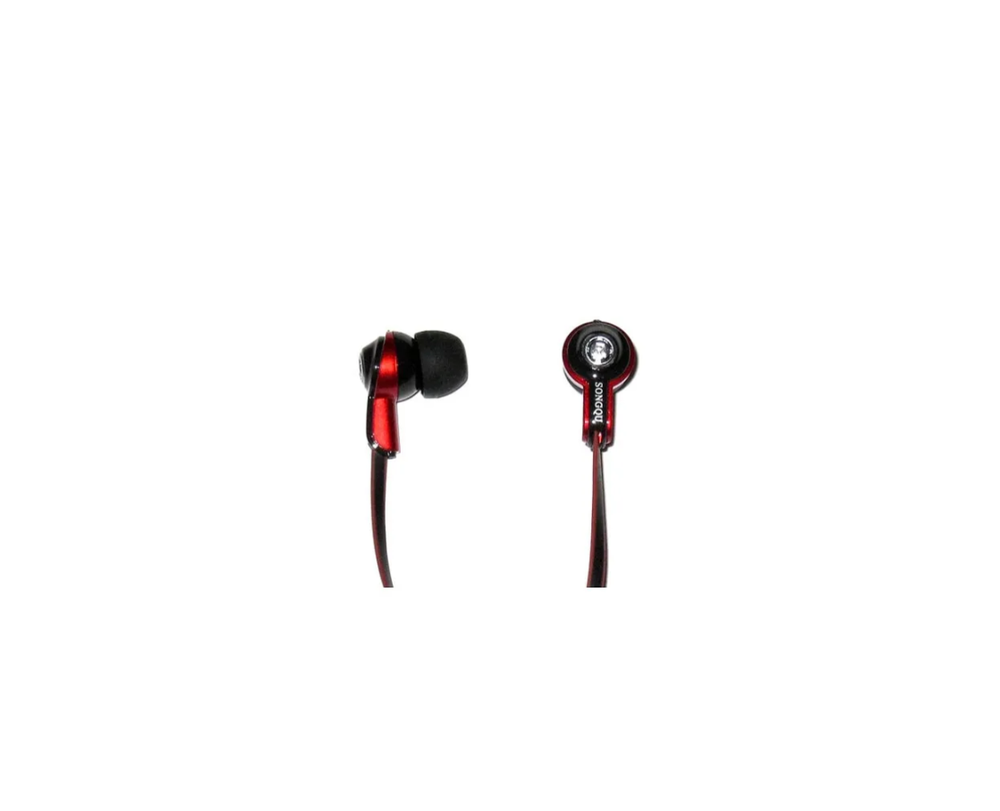 Наушники проводные Songqu SQ-55MP Red/black