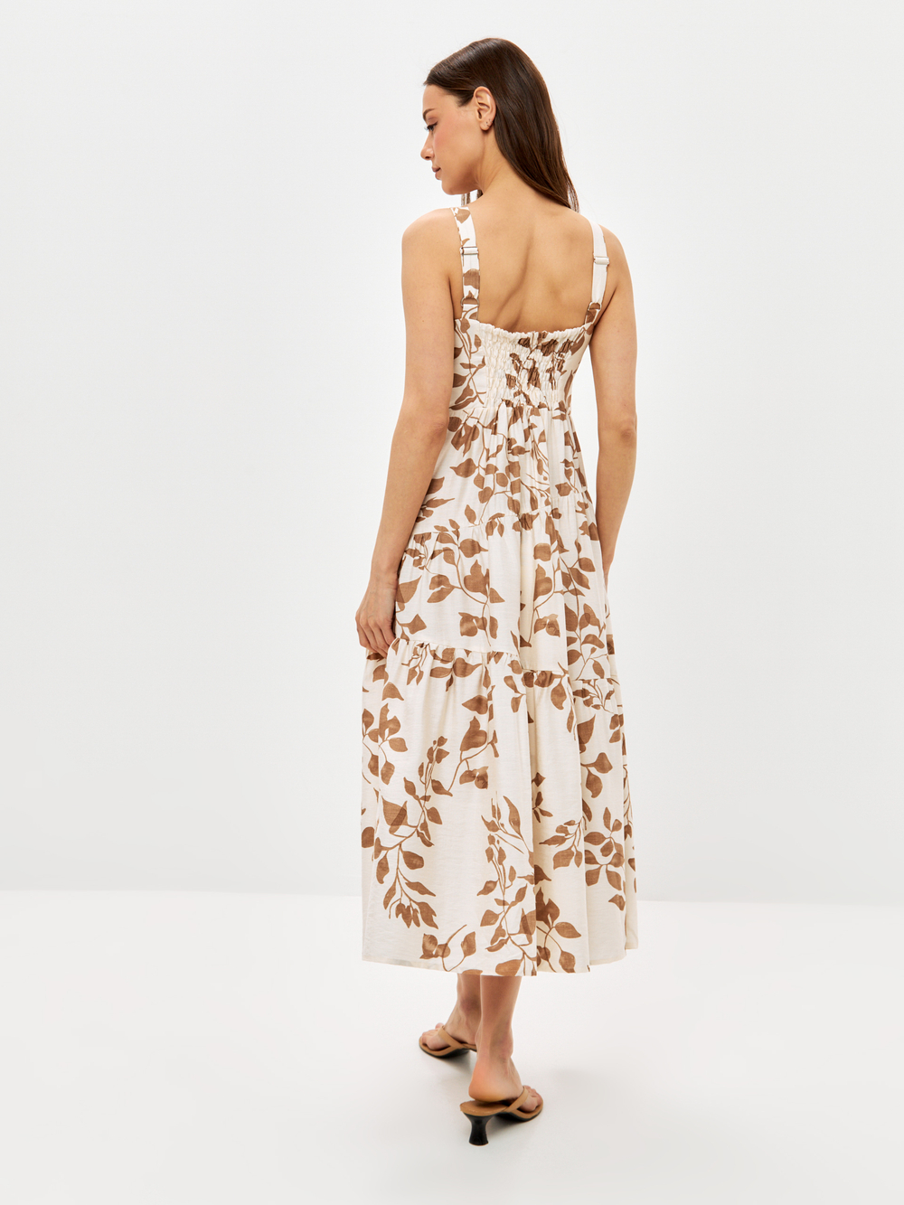 Trends Brands Base Платье Жен 09_03_dr809_beige_print Бежевый
