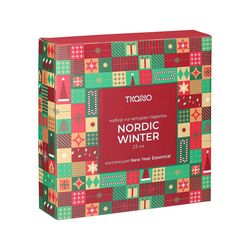 Набор из четырех тарелок Nordic winter из коллекции New Year Essential, Ø23 см