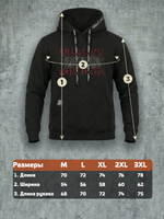 Толстовка с капюшоном и карманом кенгуру мужская LEGENDA Вальхалла