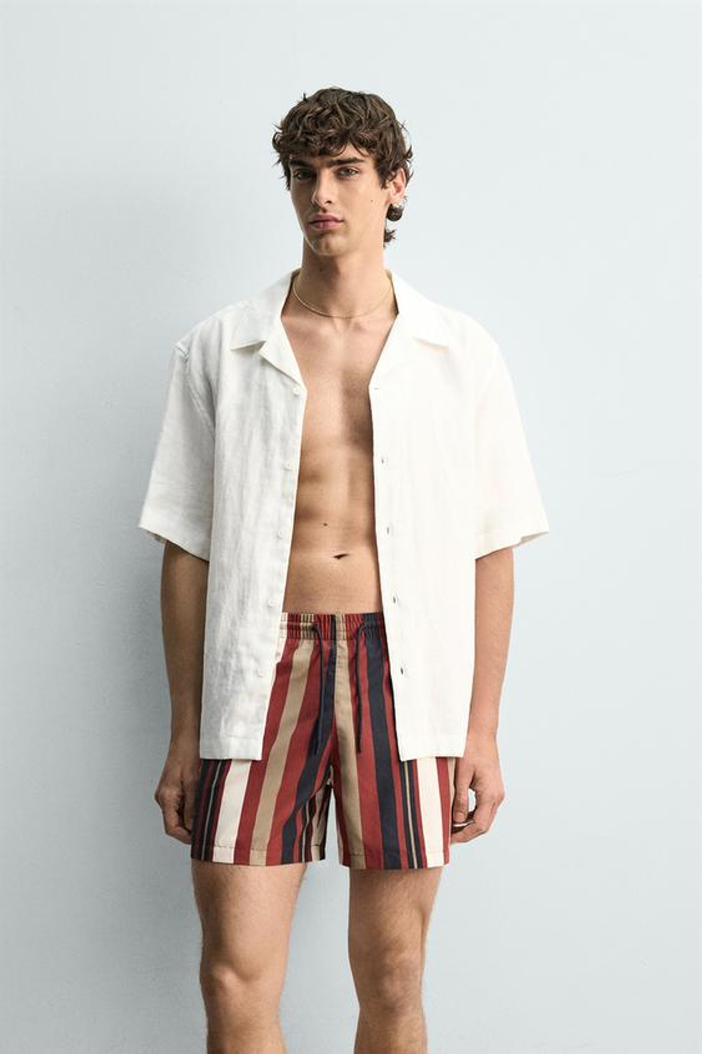 ZARA ПЛАВКИ В ПОЛОСКУ, РАЗНОЦВЕТНЫЙ