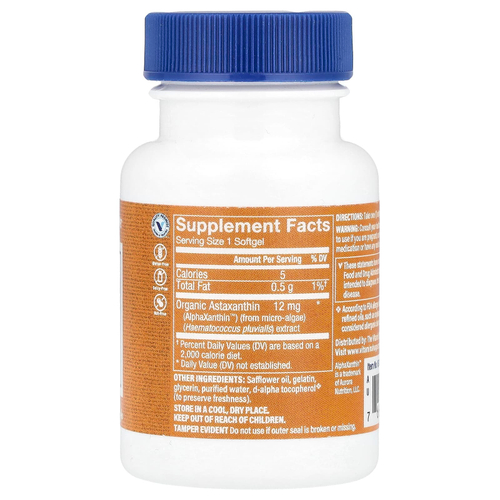 The Vitamin Shoppe, Astaxanthin, 12 mg, 30 Softgels