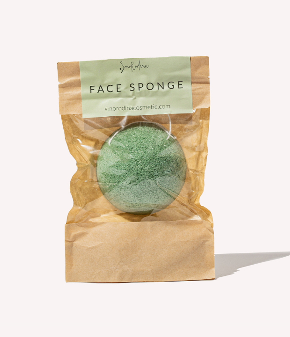 Smorodina Спонж конжаковый с зелёным чаем