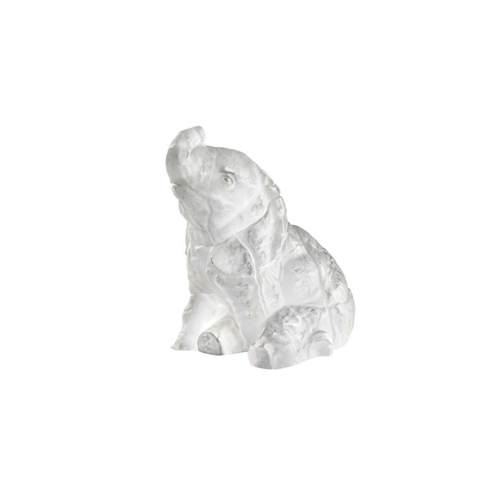 Скульптура Lalique Baby Elephant Clear, 12.4 см