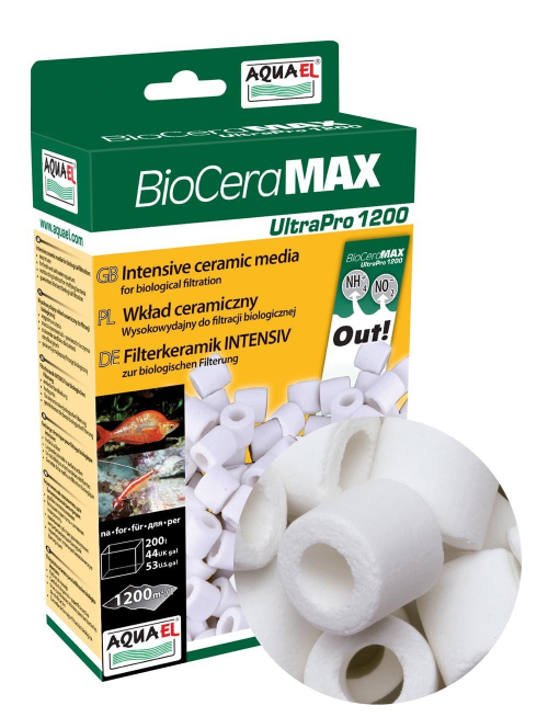 Наполнитель Aquael BioCeraMax Ultra Pro 1200, 1л, керамика