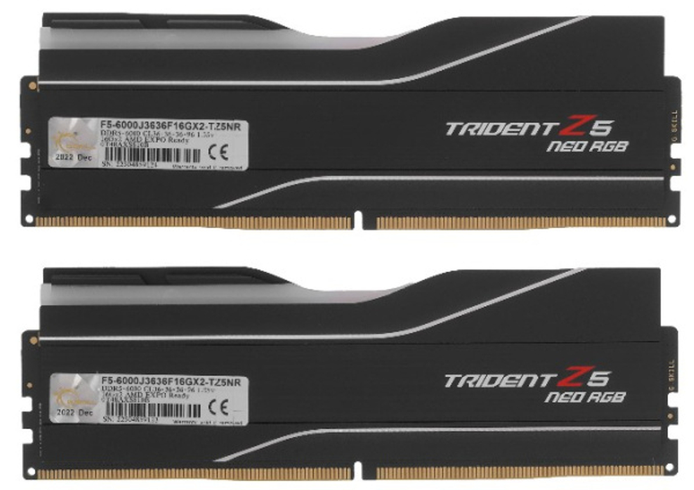 DDR5 32GB (2*16GB) G.Skill TRIDENT Z5 NEO RGB