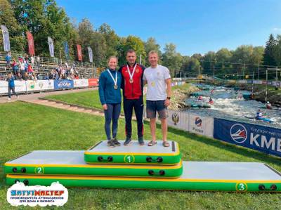 Надувной мобильный спортивный пьедестал почета, подиум для награждения