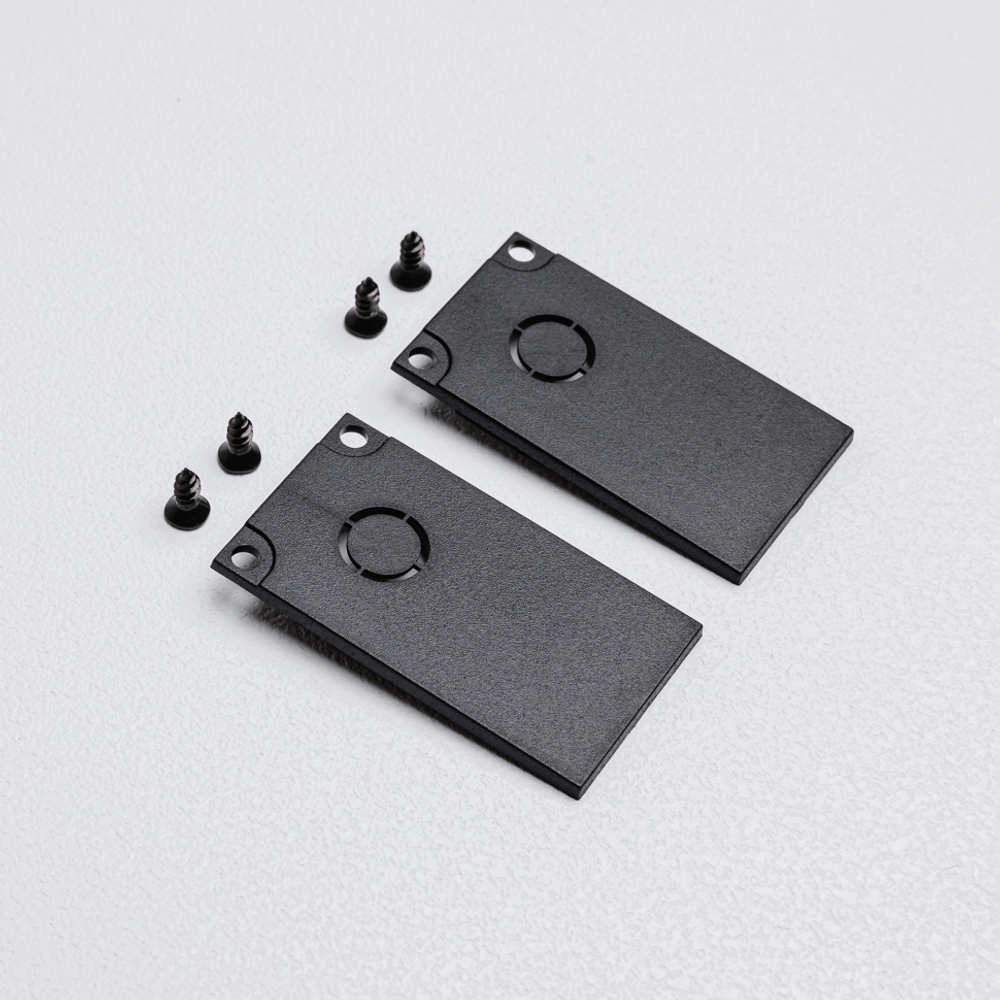 Торцевая заглушка для встраиваемого трекового шинопровода MKA-2R-EC-B Черный