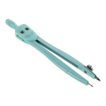 Готовальня "Pastel" циркуль+стержни, в пласт.футляре с подвесом,3 цв.микс