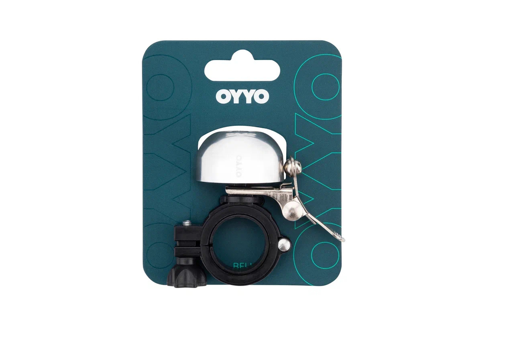 Звонок OYYO, BL400, ударный, с лапкой, серебряный