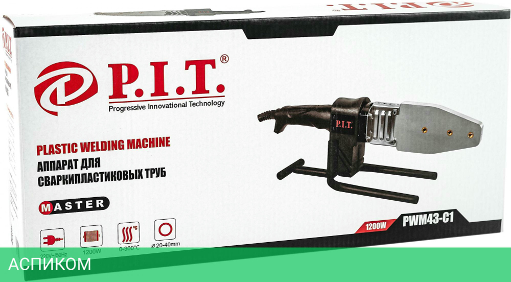 Паяльник для труб P.I.T. PWM43-C1