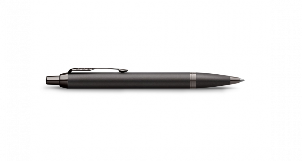 Шариковая ручка Parker IM Professionals Monochrome Titanium, стержень:M, цвет чернил: blue, в подарочной упаковке.