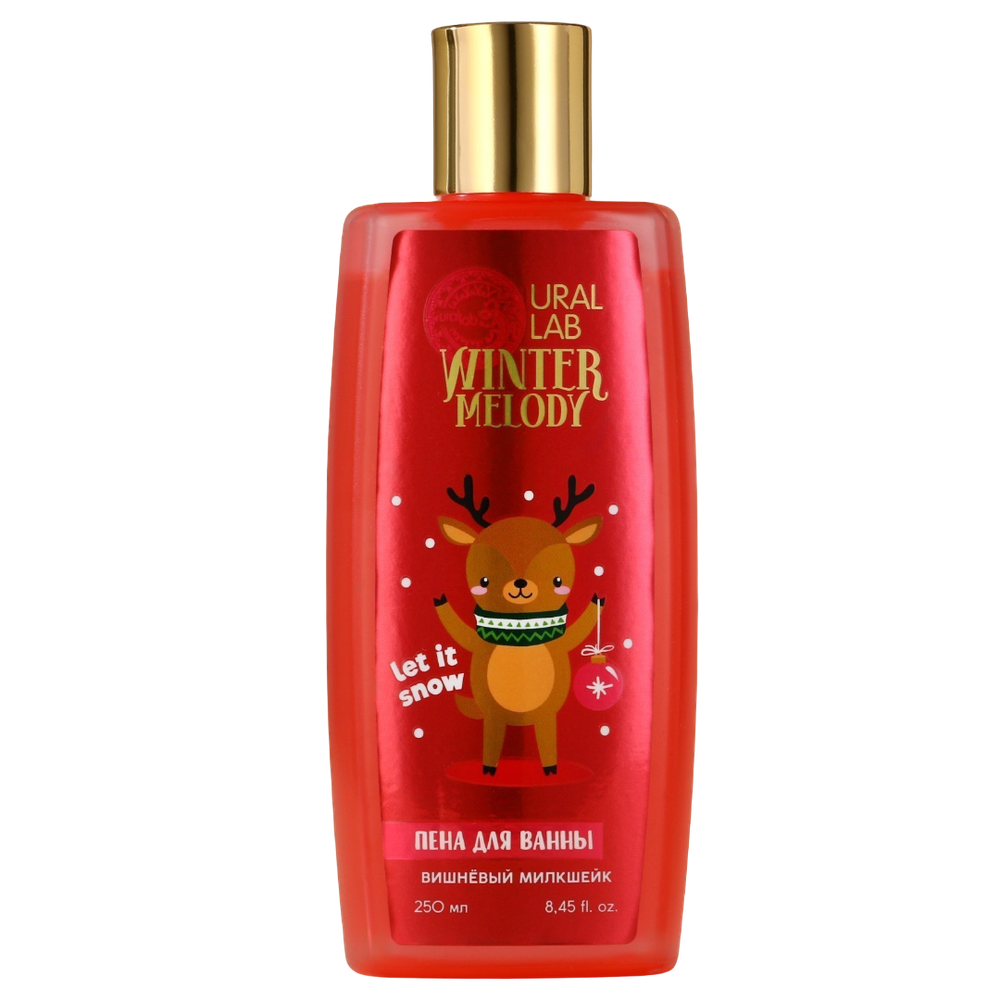 Пена для ванны вишневый милкшейк URAL LAB, 250 мл