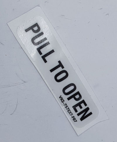 Плакард VKS-757EXT-F07