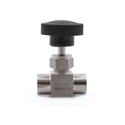 Игольчатый кран из нержавеющей стали