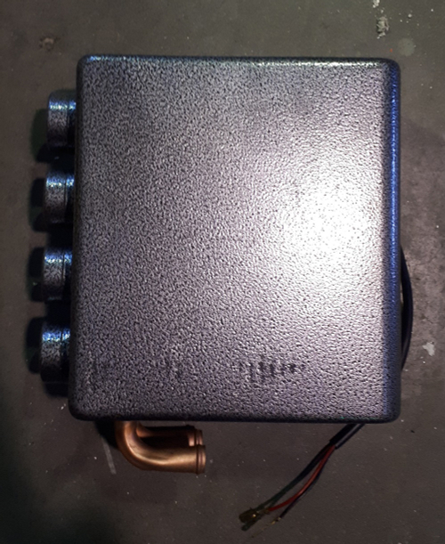 Печка (24 вольта, 4 секции) доп. прогрева салона 4/0 - 4 отверстия ( 4 СЕКЦИИ печь отопитель )  (24 вольта) 3 кг 28х24х12