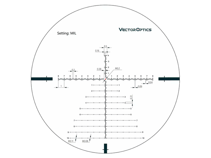 Прицел Vector Optics Continental 34mm 3-18x50 FFP, SF, VCT-34FFP (MIL) (SCFF-28)