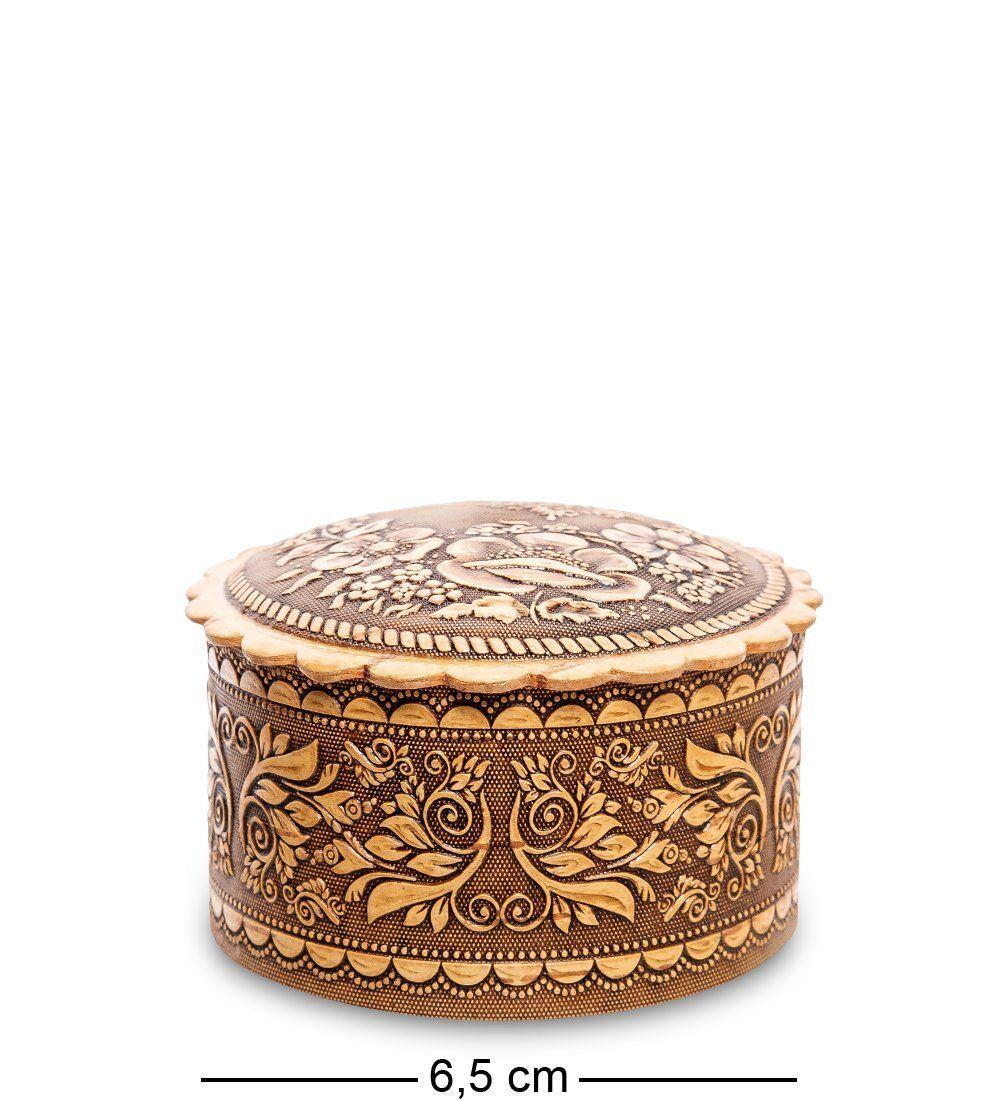 Народные промыслы BST-125/ 4 Шкатулка «Бабочки» мал. (береста)