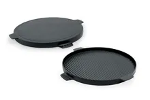 Сковорода чугунная планча, двусторонняя, 35 см, для грилей Big Green Egg XXL, XL, L