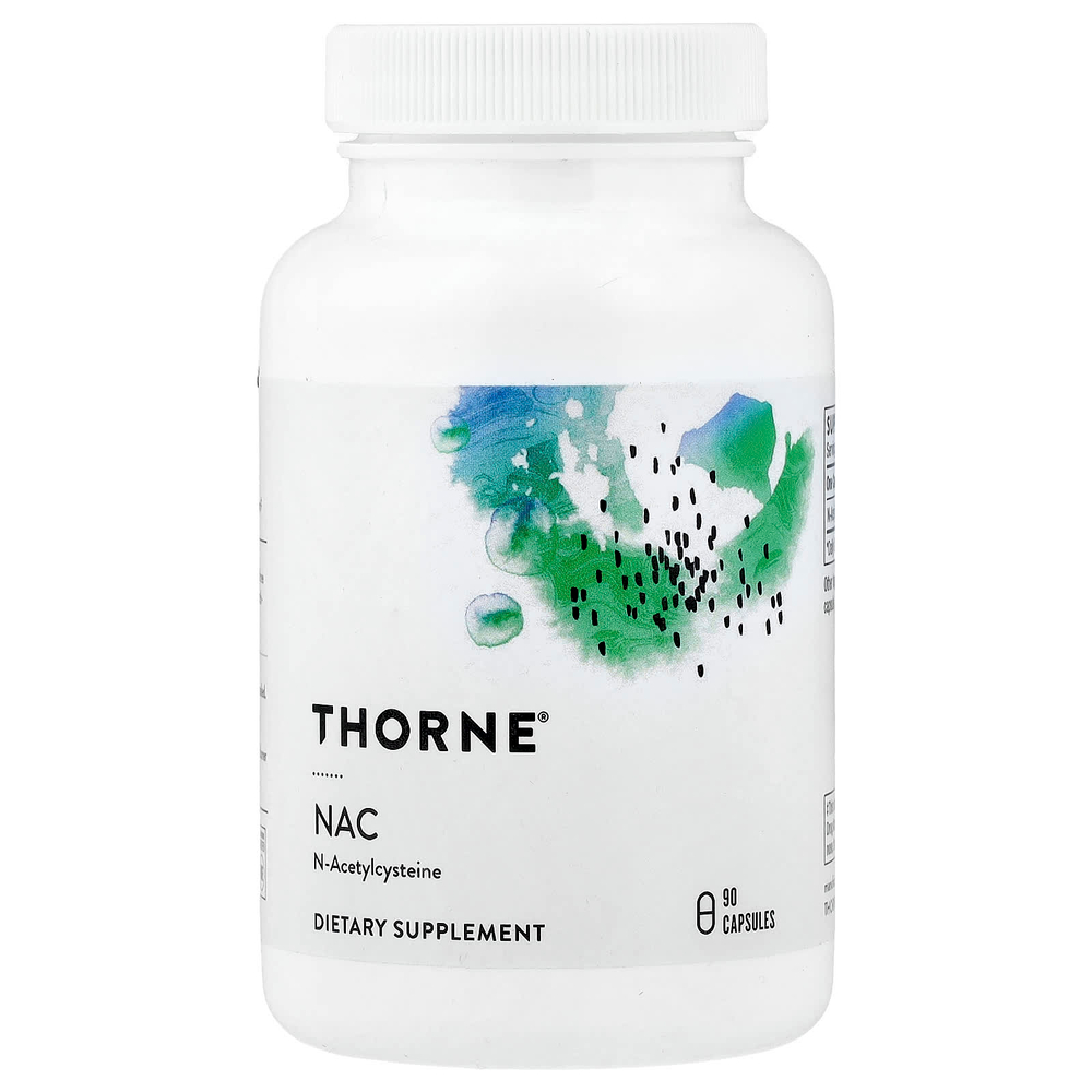 Thorne, NAC, 90 капсул (500 мг в 1 капсуле)