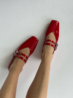 Балетки из натуральной кожи