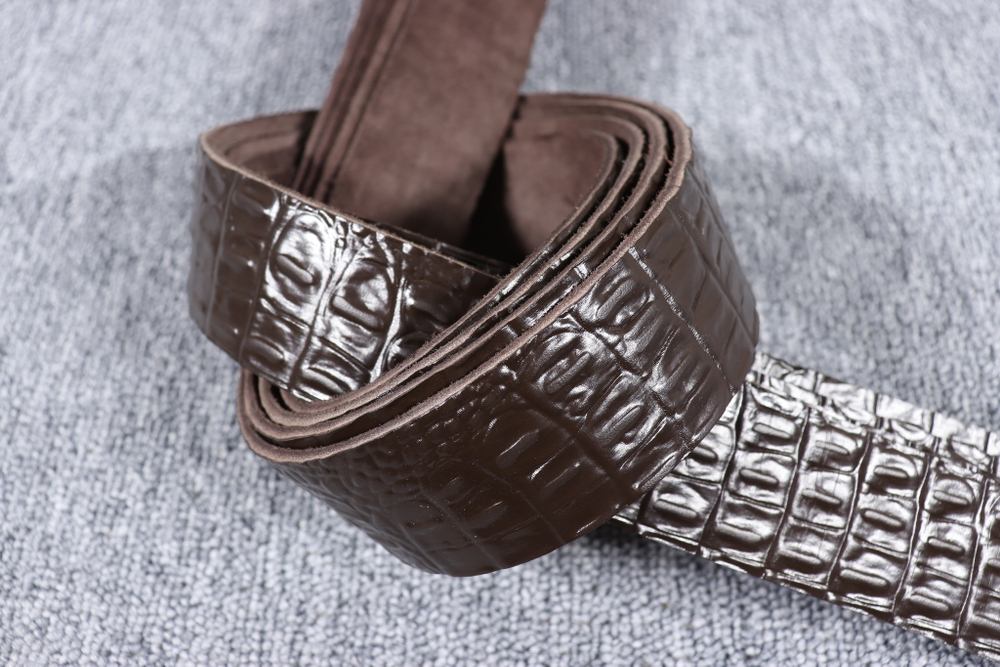 Ременная заготовка Махагон с лицевой отделкой + плита Кайман 3,4-3,8