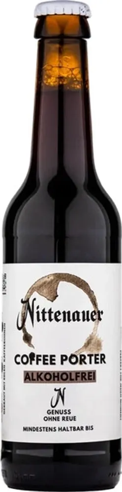 Пиво Ниттенауер Кофе Портер Алкохолфрей / Nittenauer Coffee Porter Alkoholfrei 0.33 - стекло